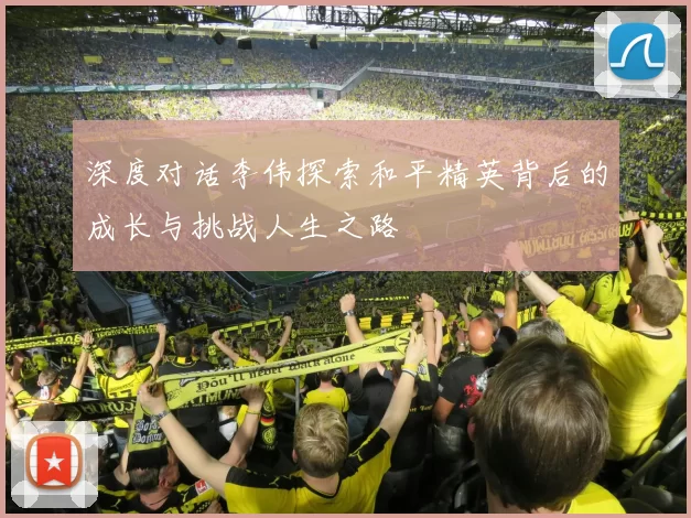 深度对话李伟探索和平精英背后的成长与挑战人生之路