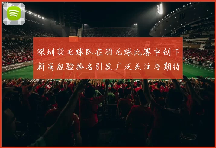 深圳羽毛球队在羽毛球比赛中创下新高经验排名引发广泛关注与期待