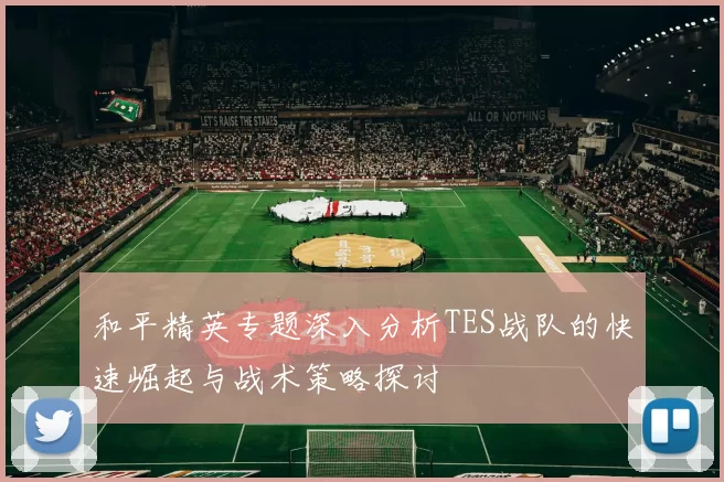 和平精英专题深入分析TES战队的快速崛起与战术策略探讨
